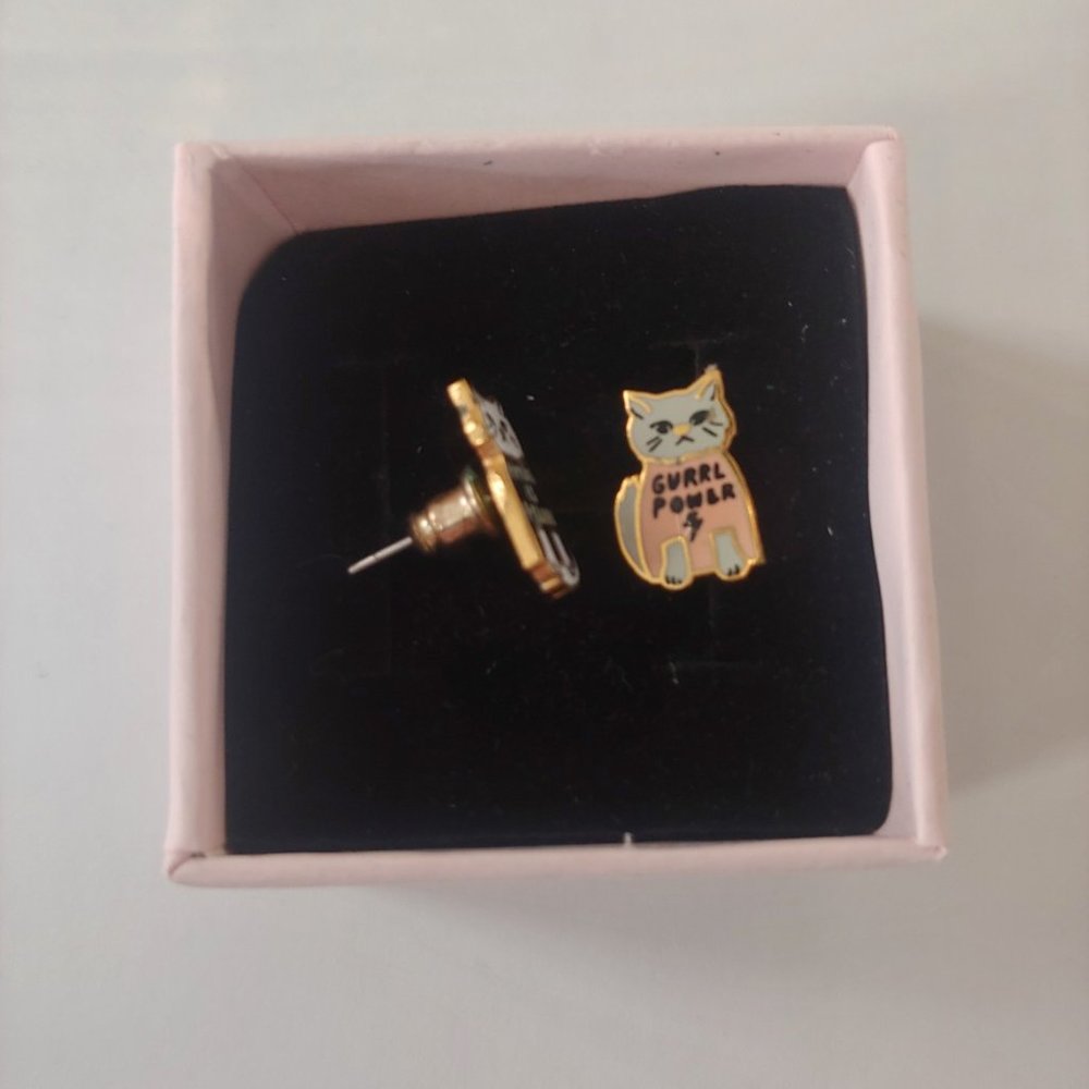 MOMA Future is Feline Earrings